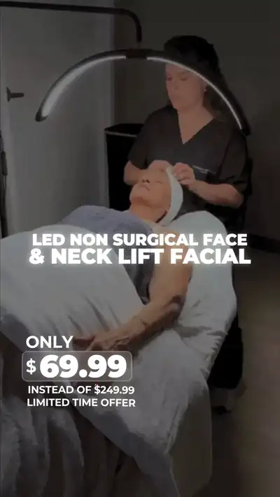 Ad creative for a chemical peel skin rejuvenation offer